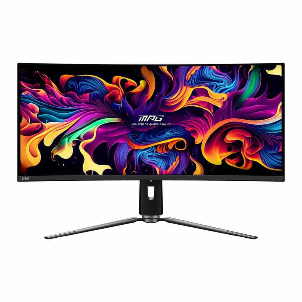 (image for) MSI MPG 341CQPX QD-OLED 34" 240Hz Curved AdaptiveSync HDR OLED Gaming Monitor